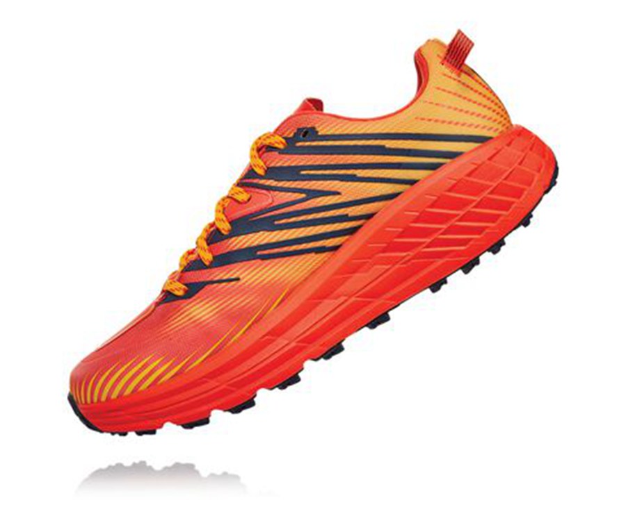 Hoka One One Trainers Mens Red - Speedgoat 4 GORE-TEX - 19745JSYD